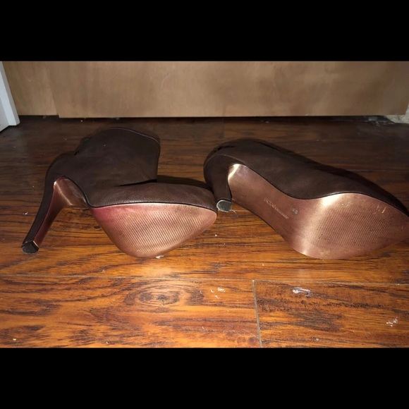 Brown Leather BCBG Booties - Picture 4 of 6